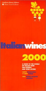 Italian Wines 2000 by Gambero Rosso