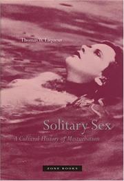 Cover of: Solitary Sex: A Cultural History of Masturbation