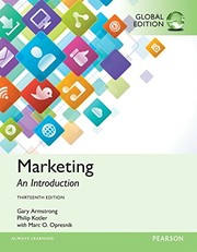 Cover of: Marketing: An Introduction, Global Edition