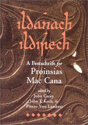 Cover of: ildánach  ildírech: Festschrift Proinsias Mac Cana