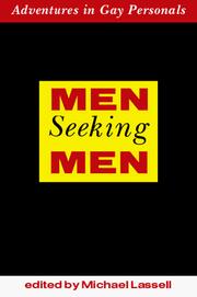 Cover of: Men Seeking Men: Adventures in Gay Personals