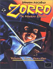 Cover of: Zorro: The Masters Edition Volume Two (1944-1946) (Zorro the Masters Edition)