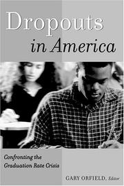 Cover of: Dropouts In America: Confronting The Graduation Rate Crisis