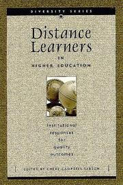 Cover of: Distance learners in higher education by edited by Chère Campbell Gibson.