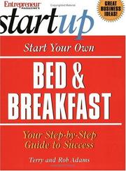 Cover of: Start Your Own Bed & Breakfast | Entrepreneur Press