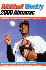 Cover of: USA Today Baseball Weekly 2000 Almanac (USA Today Baseball Weekly Almanac)