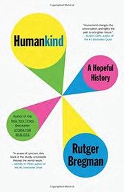 Cover of: Humankind by Rutger Bregman, Elizabeth Manton, Erica Moore