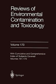 Cover of: Reviews of Environmental Contamination and Toxicology 170