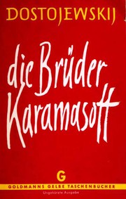 Cover of: Die Brüder Karamasoff by 