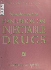 Cover of: Supplement to Handbook on Injectable Drugs
