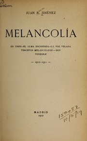 Cover of: Melancolía