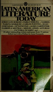 Cover of: Latin-American literature today