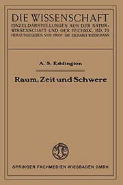 Cover of: Raum, Zeit und Schwere