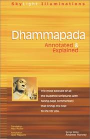 Cover of: Dhammapada : Annotated & Explained