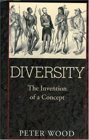 Cover of: Diversity: The Invention of a Concept