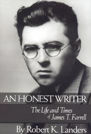 Cover of: An honest writer by Robert K. Landers