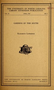 Cover of: Gardens of the South
