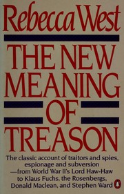 Cover of: The New Meaning of Treason
