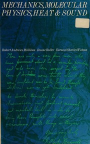 Cover of: Mechanics, molecular physics, heat, and sound by Robert Andrews Millikan