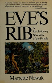 Cover of: Eve's rib: A revolutionary new view of female sex roles