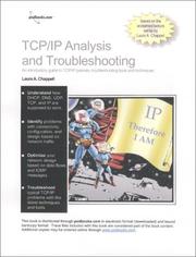 Cover of: TCP/IP Analysis and Troubleshooting