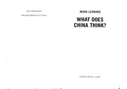 Cover of: What does China think?