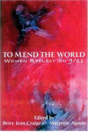 Cover of: To mend the world: women reflect on 9/11
