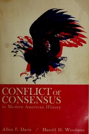 Cover of: Conflict or consensus in early American history