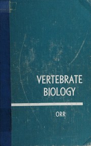 Cover of: Vertebrate biology