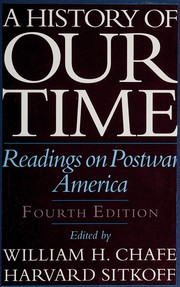 Cover of: A history of our time: readings on postwar America