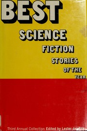 Cover of: Best science fiction stories of the year: third annual collection