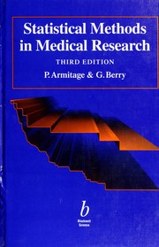 Cover of: Statistical methods in medical research