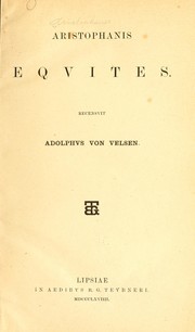 Cover of: Aristophanis Equites by Aristophanes