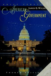 Cover of: American government: brief version