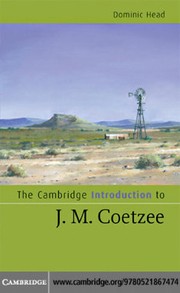 Cover of: The Cambridge introduction to J.M. Coetzee by Dominic Head