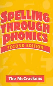 Cover of: Spelling Through Phonics by Marlene McCracken, Robert McCracken
