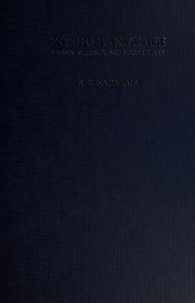 Cover of: Korku language by K. S. Nagaraja