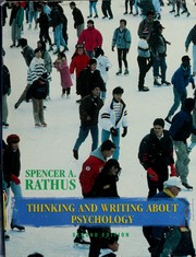 Cover of: Thinking and Writing About Psychology