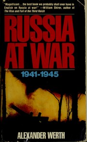 Cover of: Russia at war, 1941-1945 by Werth, Alexander