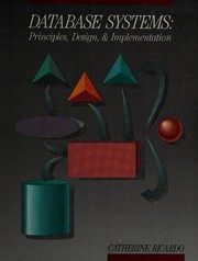 Cover of: Database systems: principles, design, and implementation
