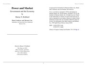 Cover of: Power and market: government and the economy