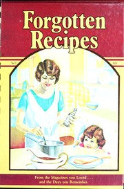 Cover of: Forgotten recipes