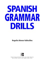 Cover of: Spanish grammar drills