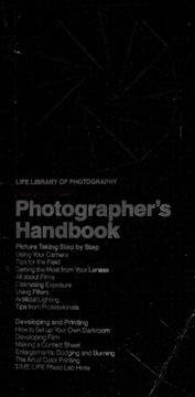 Cover of: Photographer's handbook.