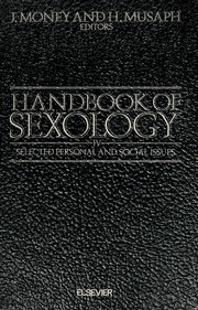 Cover of: Handbook of sexology