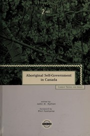 Aboriginal Self-Government in Canada by John H. Hylton