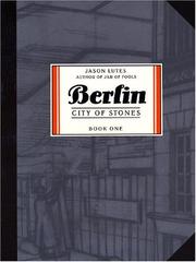 Cover of: Berlin, Vol. 1: City of Stones
