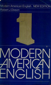 Cover of: Modern American English