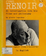 Cover of: Jean Renoir.