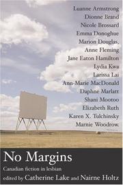 Cover of: No Margins: writing Canadian Fiction in Lesbian